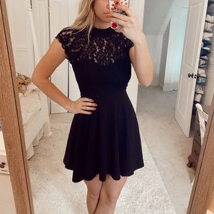 Fun and flirty black dress!